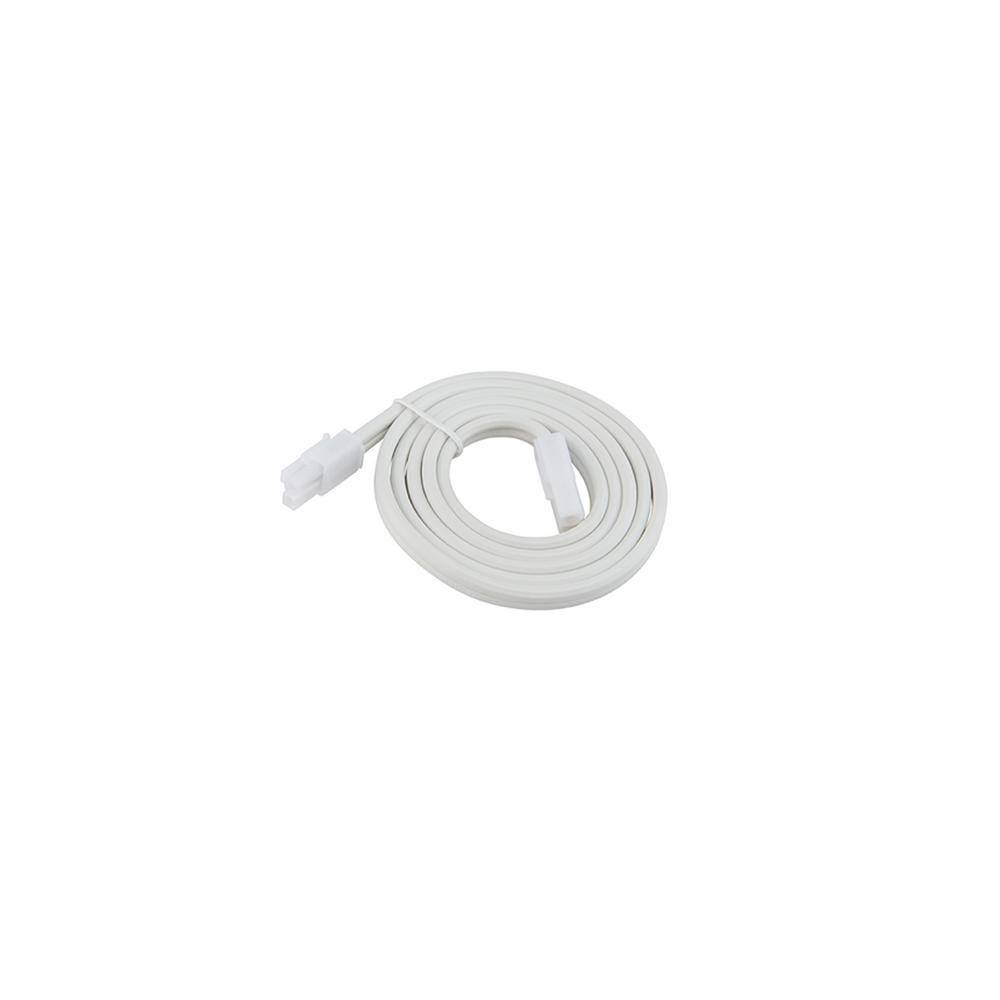 White 36" Extension Joiner Cable for Line Voltage Puck Light