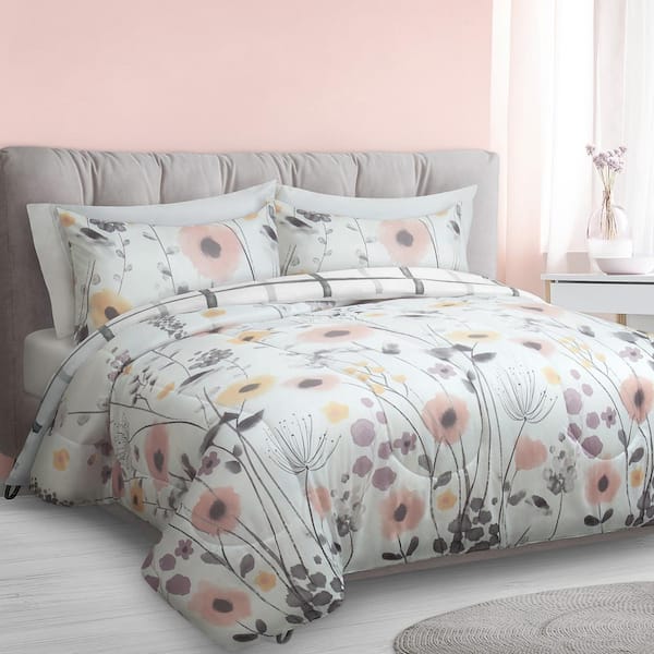 Unbranded Safdie and Co. Multi-Colored Floral Twin Polyester Comforter Only