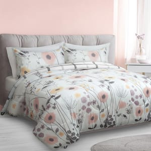 Safdie and Co. Multi-Colored Floral King Polyester Comforter Only