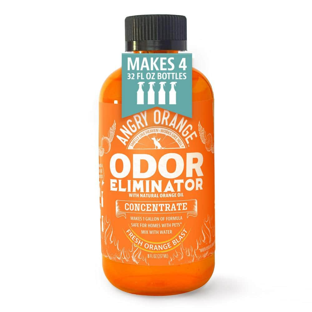 ANGRY ORANGE Pet Odor Eliminator 8 oz. Concentrate for 1 Gal. Odor