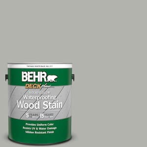 BEHR DECKplus 1 gal. #ICC-77 Sage Green Solid Color Waterproofing Exterior  Wood Stain 21301 - The Home Depot