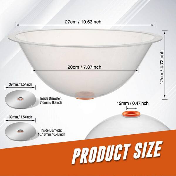 Silicone Dust Bowl for Hole Saw Accessories Installing Recessed