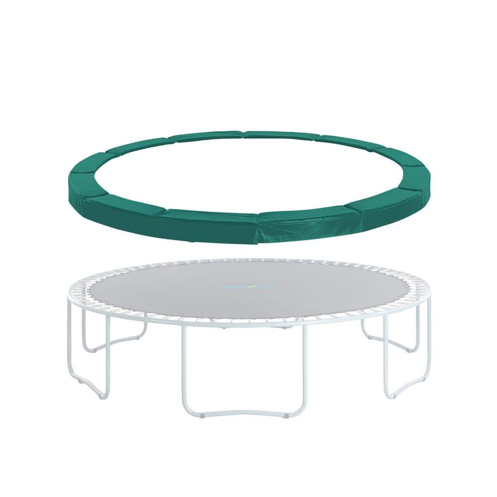 Upper Bounce Trampoline Super Spring Cover - Safety Pad, Fits 13 ft. Round Trampoline Frame - Green