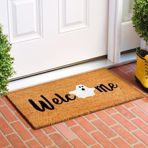 Howarmer Gray Door Mats Outdoor, Durable Rubber Welcome Mats Front Door Mats Rugs for Entryway, Patio, Busy Areas, 29 inch17 inch, Size: 29×17