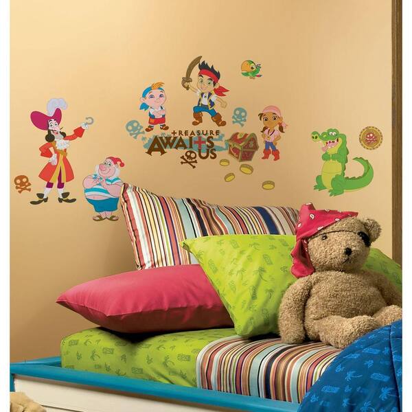 RoomMates Jake and the Neverland Pirates Peel and Stick Wall Decors