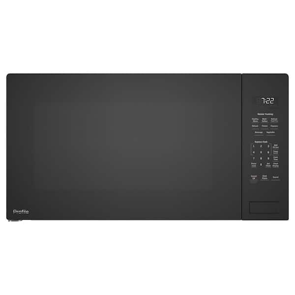 Profile 2.2 cu. ft. 1100-Watt Countertop Microwave in Black  with Built -In Sensor