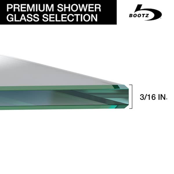 Bootz Industries Aloha 56 - 60 in. W x 58 in. H Semi-Frameless