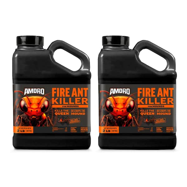 AMDRO 2 lb. Outdoor Fire Ant Killer Granule Bait (2-Pack)