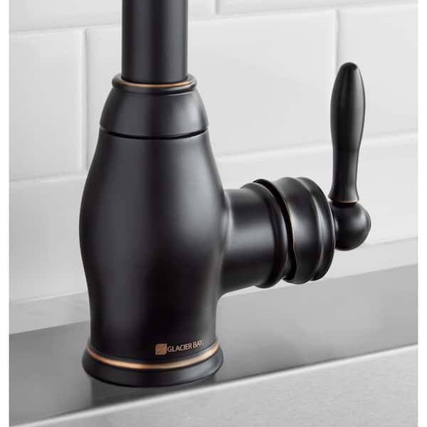 Newbury Single-Handle Pull-Down Sprayer Kitchen Faucet in Oil-Rubbed Bronze Newbury Single-Handle Pull-Down Sprayer Kitchen Faucet in Oil-Rubbed Bronze