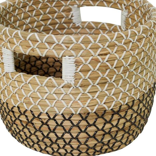 D,casa – Set of 3 Multi-Purpose Natural Bamboo Baskets for