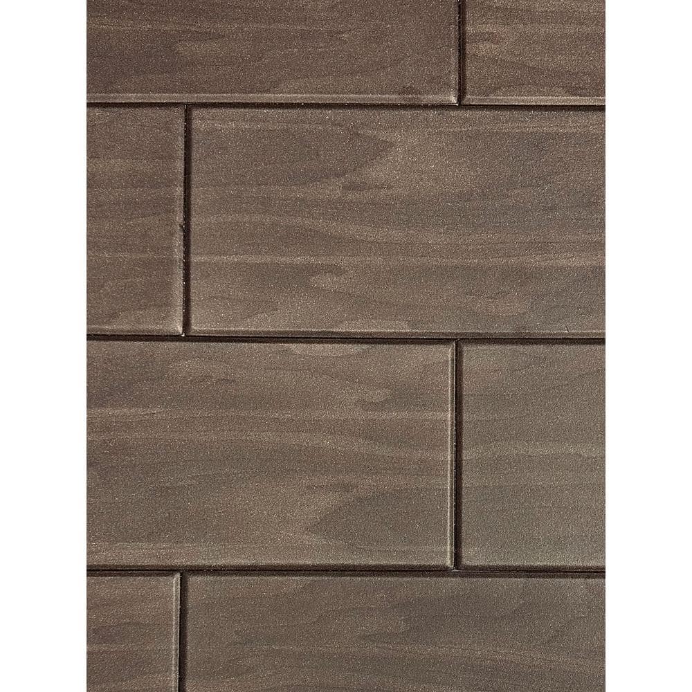 Coffee Brown 0.5 ft. x 3 ft. Glue Up Foam Wood Ceiling Planks (156 sq. ft./