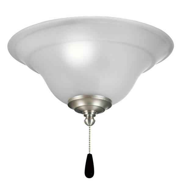 Progress Lighting Trinity Collection 3-Light Antique Nickel Ceiling Fan Light