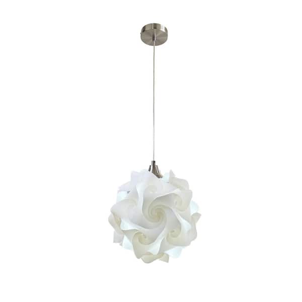 EQLight Hado 1-Light White Pendant Globe