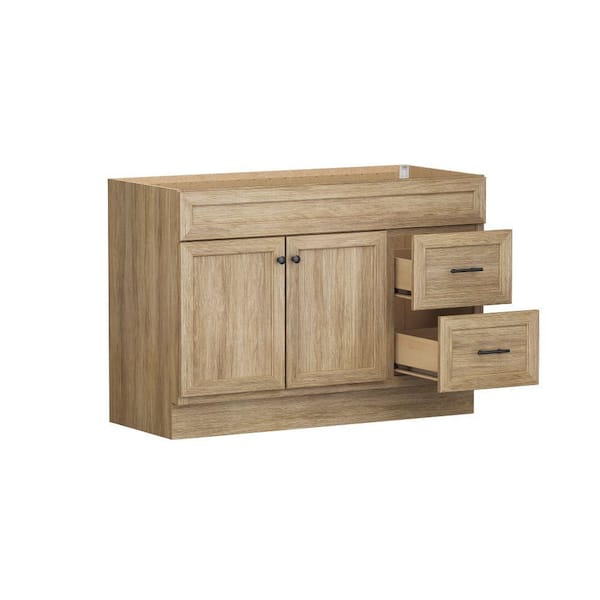 Glacier Bay Canfield 48 in. W x 21 in. D x 33.5 in. H Bath Vanity