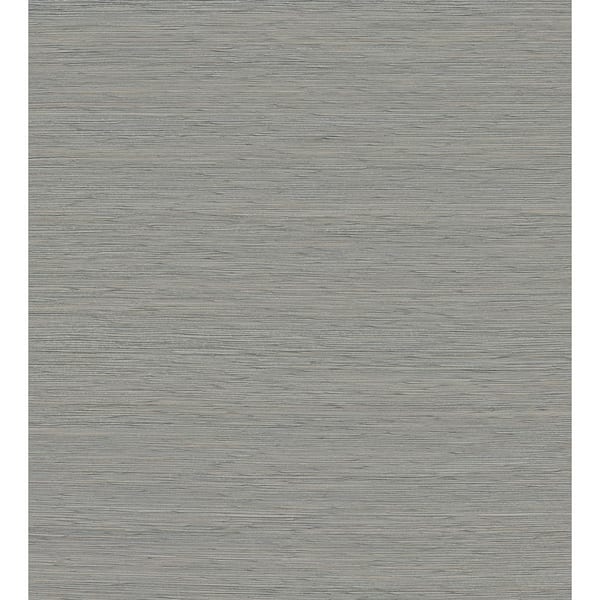 A-Street Prints Kira Light Grey Hemp Wallpaper