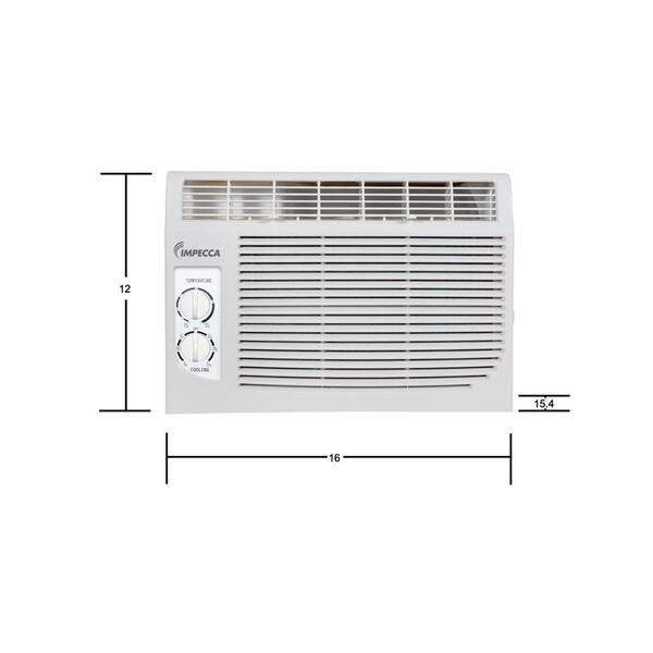 Impecca IWA05-KM15 5,000 BTU 115-Volt Mechanical Controlled Mini Window Air Conditioner - 2