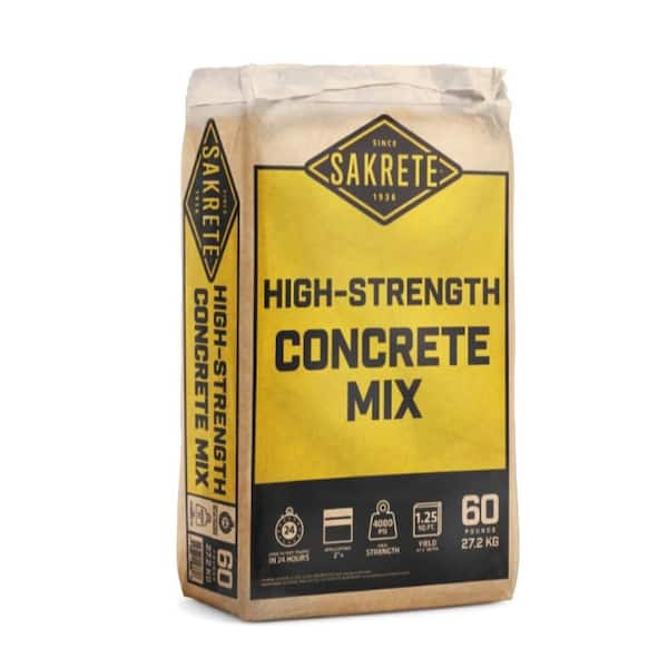 SAKRETE 60 lb. Gray Concrete Mix 65200940 - The Home Depot