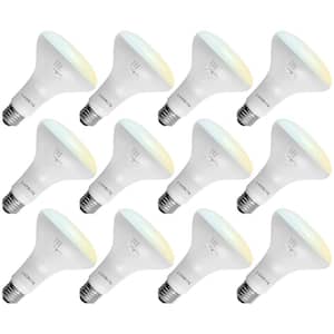 65-Watt Equivalent BR30 Dimmable LED Flood Light Bulb Damp Rated 3 Color Options (12-Pack)
