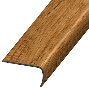 DuraDecor Classy Chic Coffee Date 1 in. T x 2 in. W x 94 in. L Stair Nose Molding