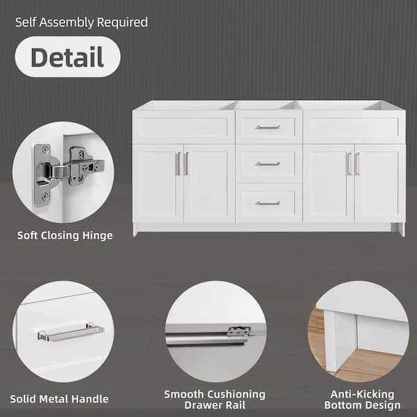 Zeafive Mox 72 in. W x 21.5 in. D x 33.5 in. H Freestanding