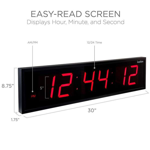 https://images.thdstatic.com/productImages/f9c80431-5234-4ea0-a836-68b64fbeb15e/svn/ivation-outdoor-clocks-jid0130red-c3_600.jpg