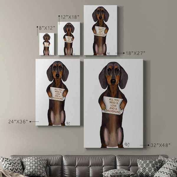 Home Is Where The Dog Is Canvas Wall Art - 8 Home Is Where The Dog Is Canvas Wall Art - 8