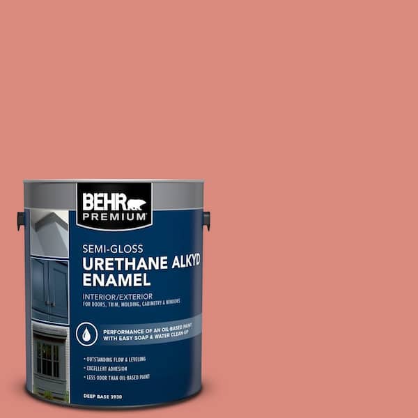 1 gal. #M170-5 Indian Sunset Urethane Alkyd Semi-Gloss Enamel Interior/Exterior Paint