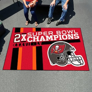 Tampa Bay Buccaneers Dynasty Red 5 ft. x 8 ft. Ulti-Mat Area Rug
