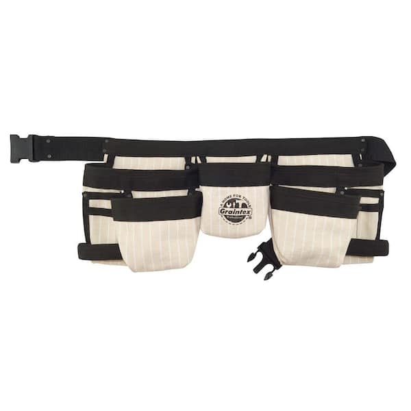 10-Pocket Tool Apron with Ripstop Canvas