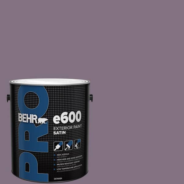 BEHR PRO 1 gal. #HDC-SP14-9 Decorative Iris Satin Exterior Paint