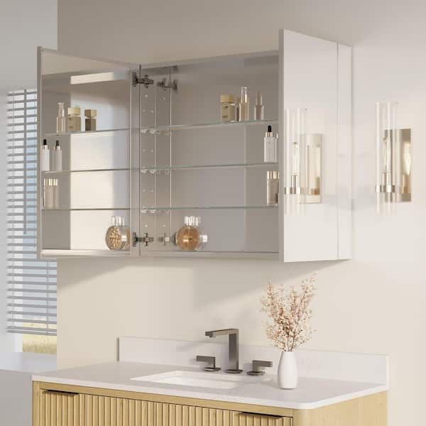 ANGELES HOME 36 in. W x 30 in. H Rectangular Recess/Surface Mount