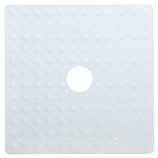 KAITOER Shower Mat Square Foot Massage Silicone Mat Shower Mat Non-Slip Bath  Mat Bath Mat Non-Slip with Suction Cups 62.5 x 44.5 cm Suitable for Shower  Room, Bathroom – BigaMart