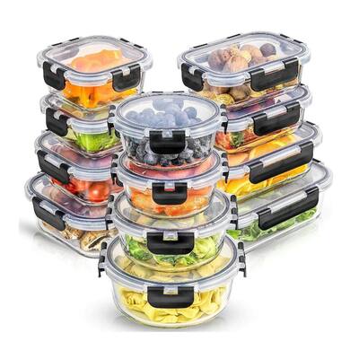 Core Kitchen Vented Glass Food Storage (2-Pack) HD23938 - The Home Depot