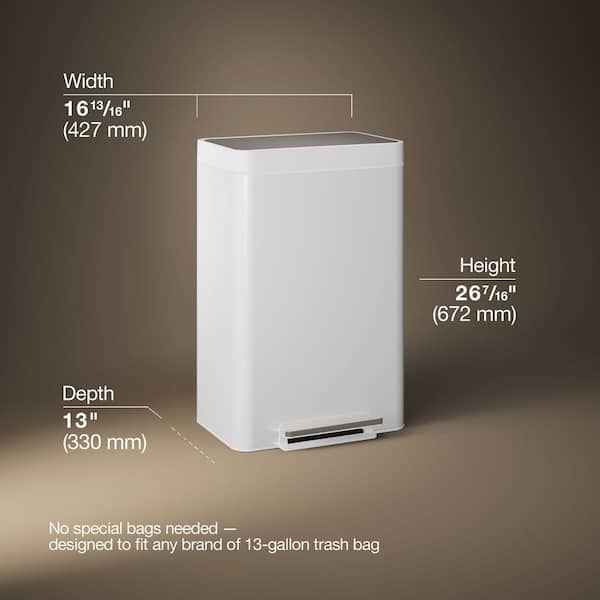 Reviews for KOHLER 13 Gal. Stainless Steel White and Stainless