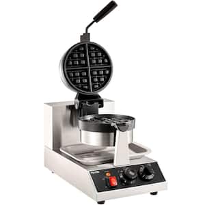 Chefman Belgian Deep Stuffed Waffle Maker, Mess-Free Moat, 5 in. Dia with  Dual-Sided Heating Plates RJ04-S5 - The Home Depot
