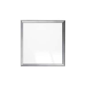 30 in. W x 30 in. H Cool Silver Slim Wall Mirror
