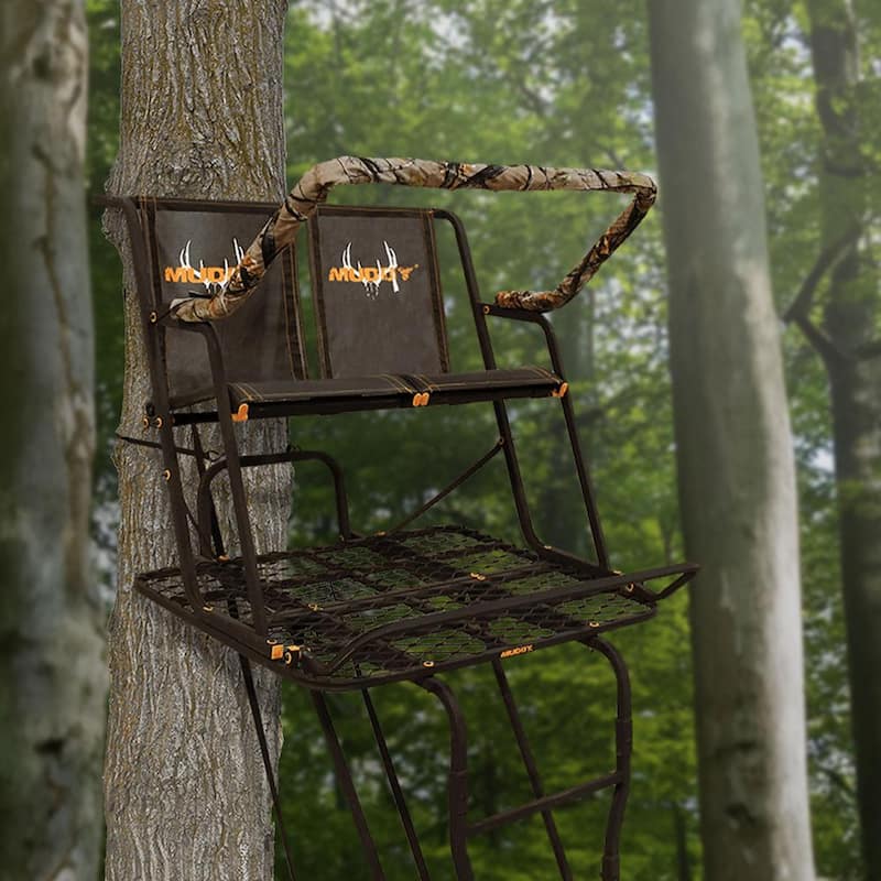 Partner 17 ft. Outdoor 2 Person Hunting Deer Ladder Tree Stand