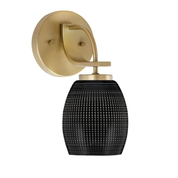Unbranded Olympia 1-Light New Age Brass Wall Sconce