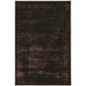 Crop Ilussion Brown and Beige 5 ft. x 7.6 ft. Area Rug