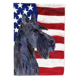 2.33 ft. x 3.33 ft. Polyester USA American 2-Sided Flag with Scottish Terrier 2-Sided Flag Canvas House Size Heavyweight