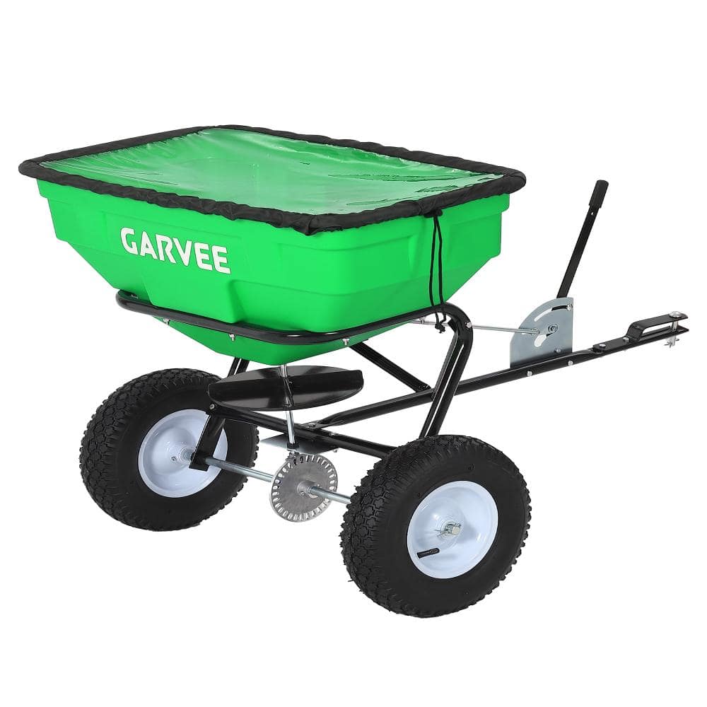 Heavy Duty 130L Tow & Pull Behind Broadcast Spreader with 30 Current Settings, Auto-Stop Dual Impeller, Global Hitch price history on PriceWatchPro