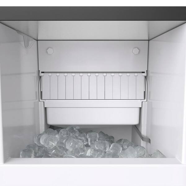 Avallon - 15 in. 56 lb. Built-In and Freestanding Ice Maker in Panel Ready
