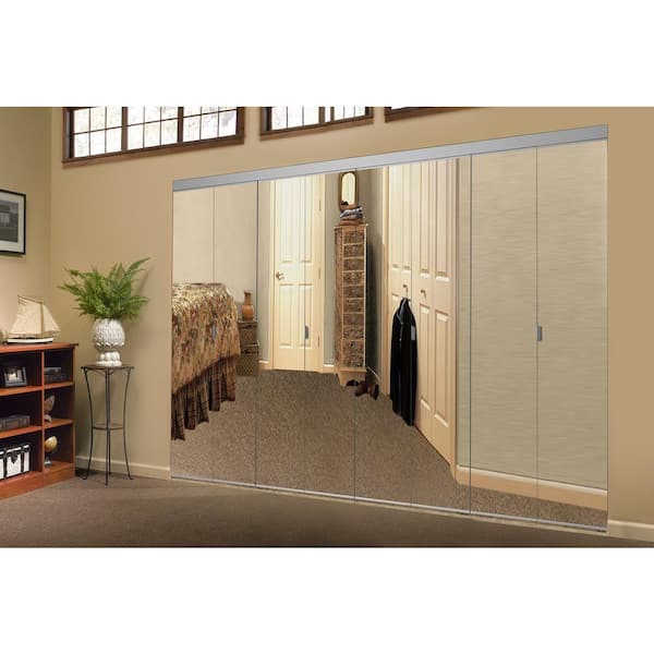 Impact Plus 144 in. x 96 in. Polished Edge Mirror Solid Core MDF