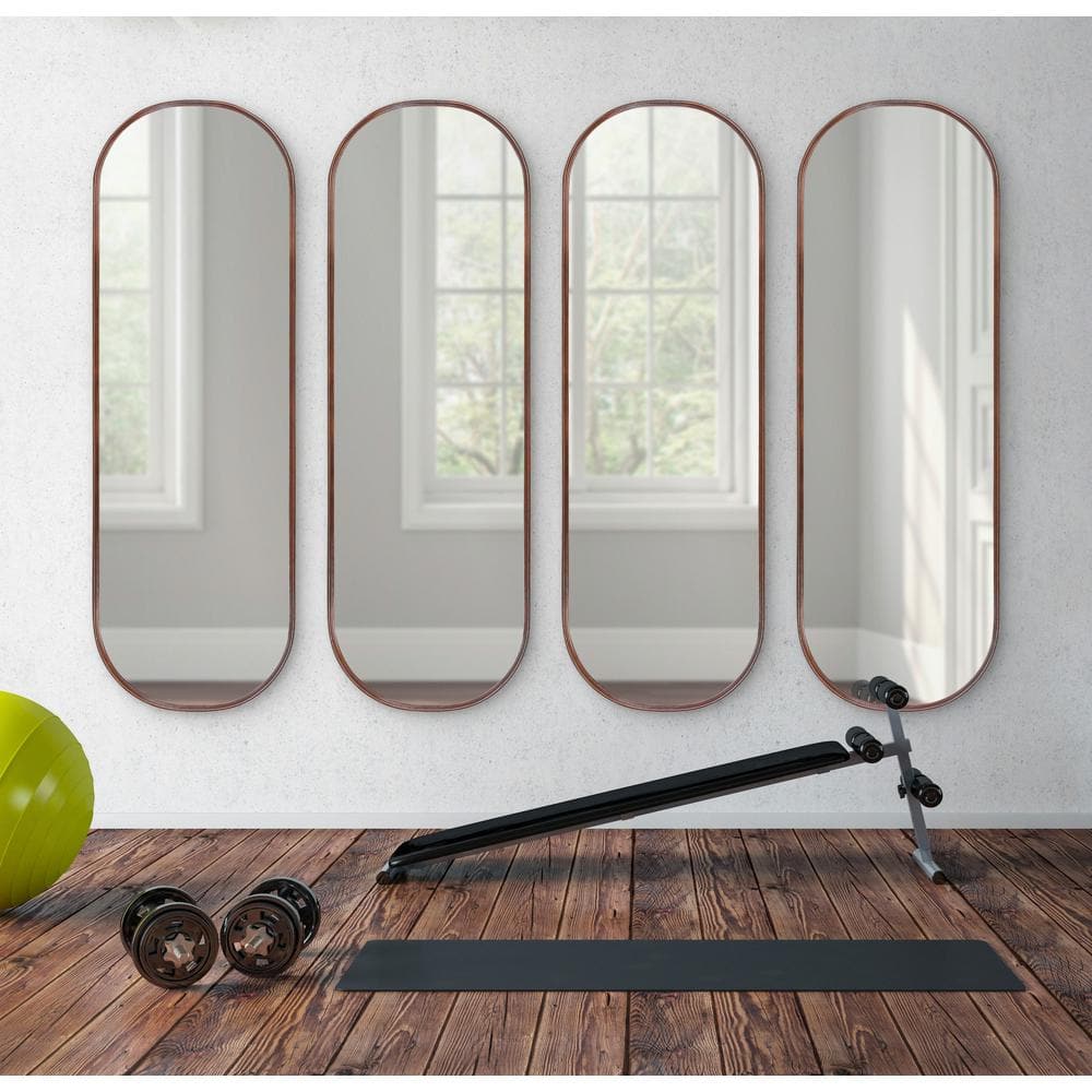 Elegant Bronze Full-Length Vanity Mirror, 19.92" x 51.73"