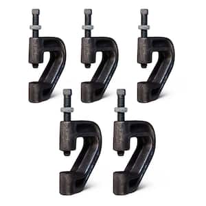 Purlin Beam Clamp for 3/8 in. Threaded Rod in Uncoated Iron (5-Pack)