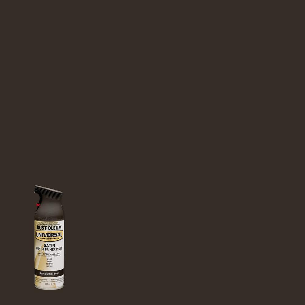 Rust-Oleum Universal 12 oz. All Surface Gloss Espresso Brown Spray Paint  and Primer in One (6-Pack) 245215 - The Home Depot
