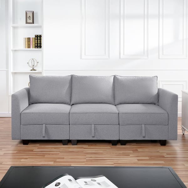 NEW Memory Foam Couch Convertible Sofa, Modern Fabric Futon Sofa Bed,  (Grey) Free shipping! - Sofas, Loveseats & Sectionals, Facebook  Marketplace