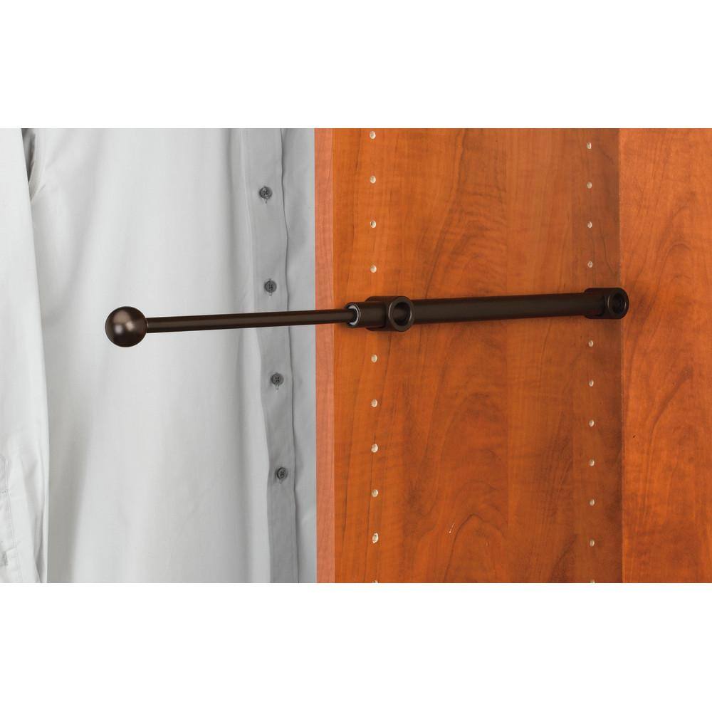 Rev A Shelf In H X In W X In D Oil Rubbed Bronze Pull Out Designer Valet Rod