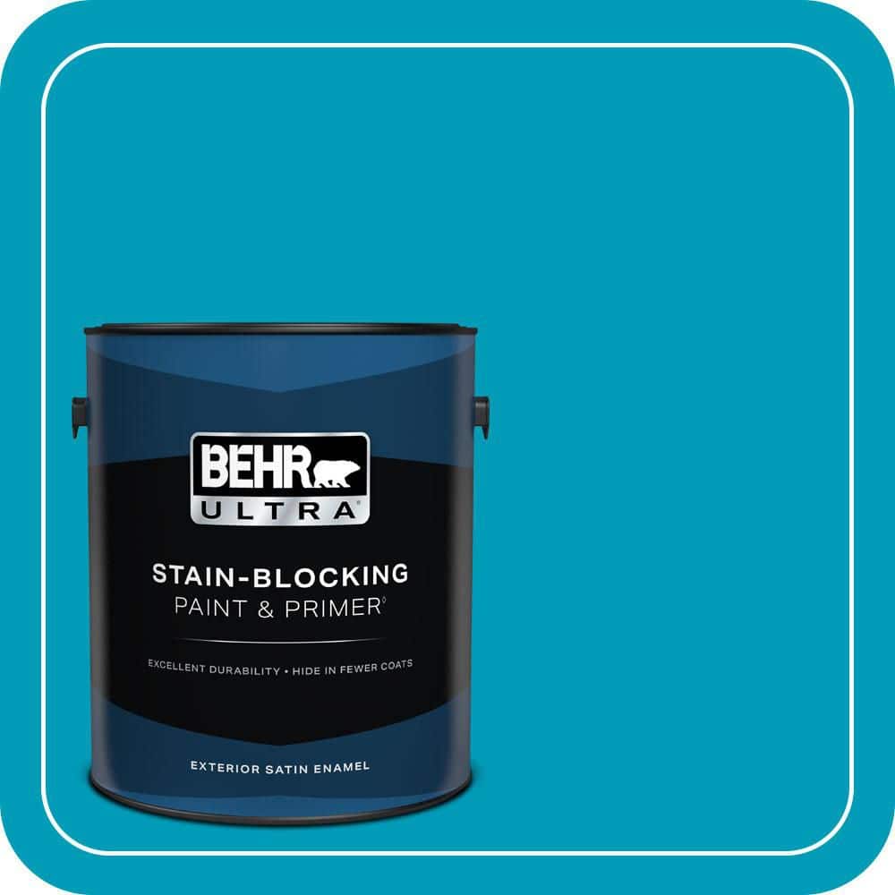 1 gal. #520B-6 Brilliant Sea Satin Enamel Exterior Paint & Primer price history on PriceWatchPro