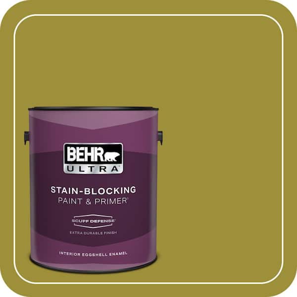 BEHR ULTRA 1 gal. Home Decorators Collection #HDC-MD-20 Banana Leaf Extra Durable Eggshell Enamel Interior Paint & Primer